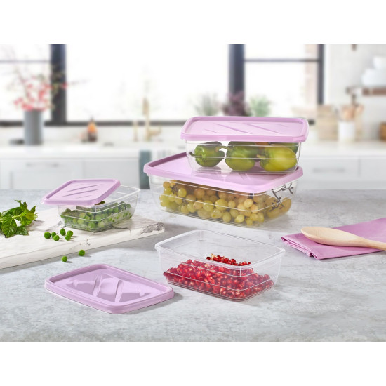 style saklama kabi 4lu set burak plastik