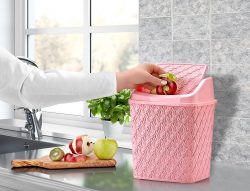 ÖRGÜLÜ ÇÖP KOVASI 6 LT