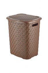 ÖRGÜLÜ KİRLİ ÇAMAŞIR SEPETİ 52 LT